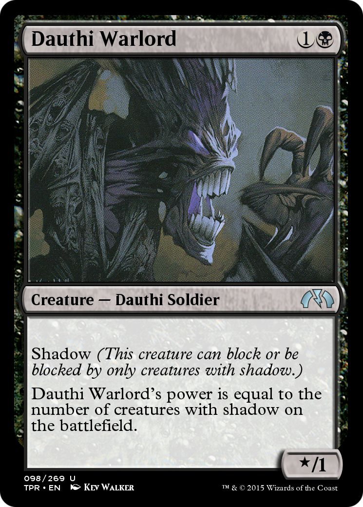 Dauthi Warlord (TPR-098) - Tempest Remastered Foil