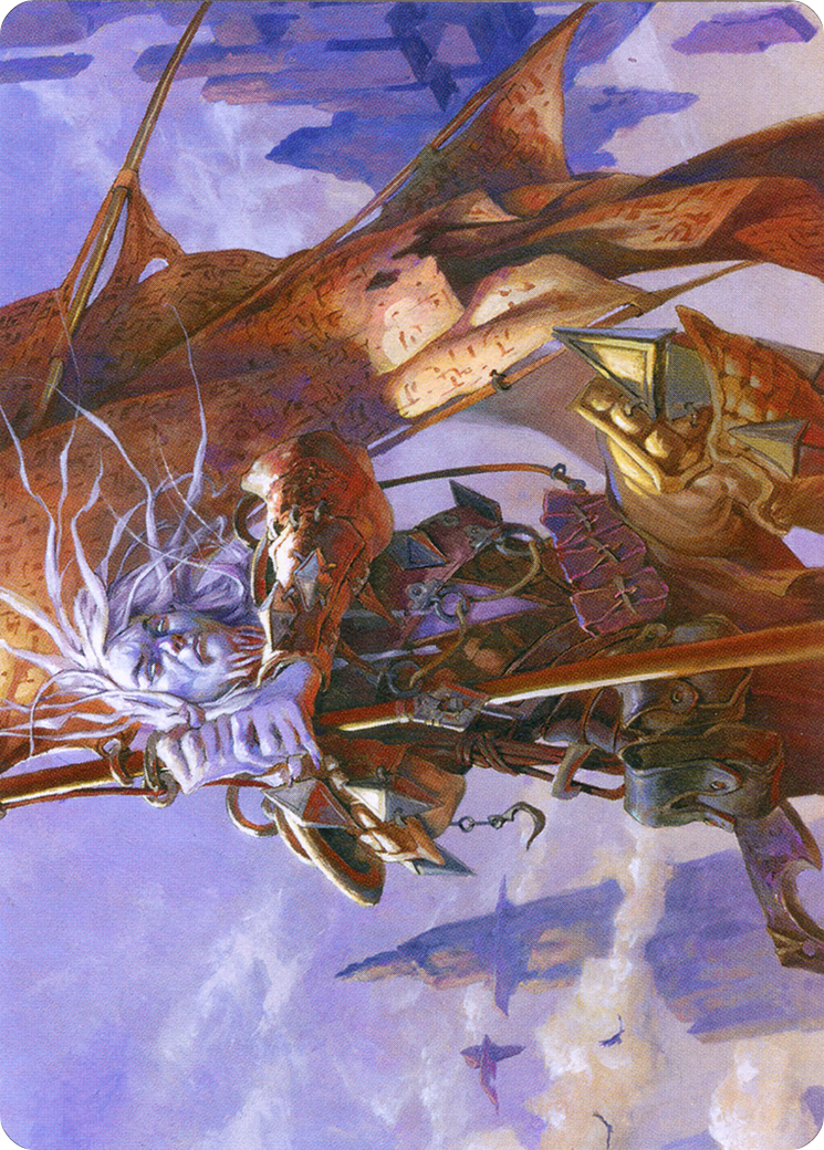 Sea Gate Banneret // Sea Gate Banneret (AZNR-043) - Zendikar Rising Art Series (Borderless)
