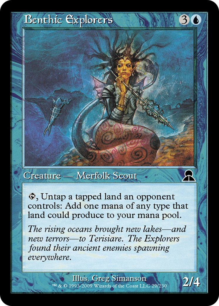 Benthic Explorers (ME3-029) - Masters Edition III Foil