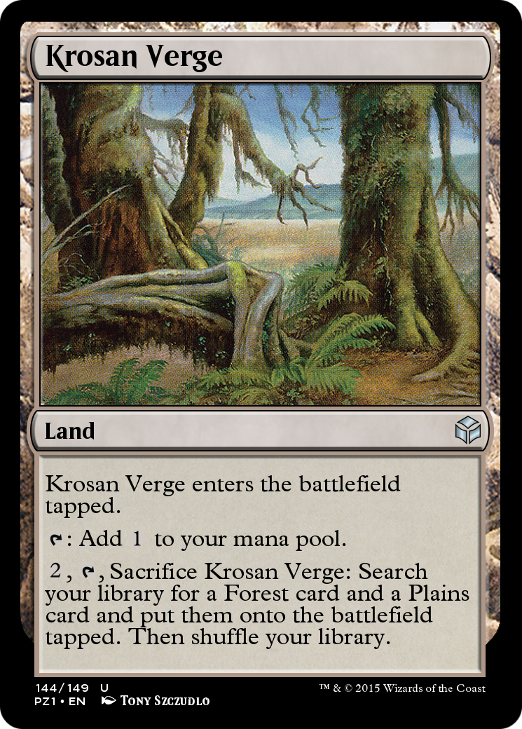 Krosan Verge (PZ1-144) - Legendary Cube Prize Pack