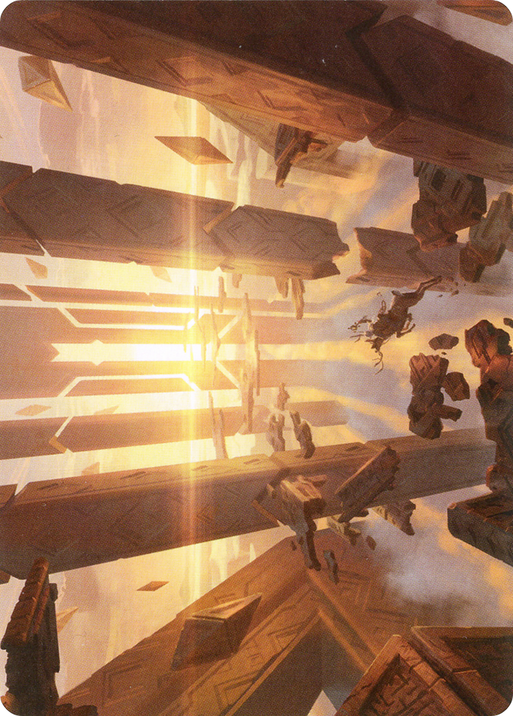 Skyclave Basilica // Skyclave Basilica (AZNR-044) - Zendikar Rising Art Series (Borderless)