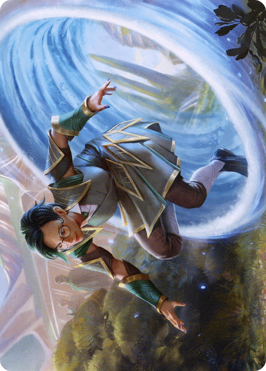 Vortex Runner // Vortex Runner (ASTX-006) - Strixhaven Art Series (Borderless) Foil