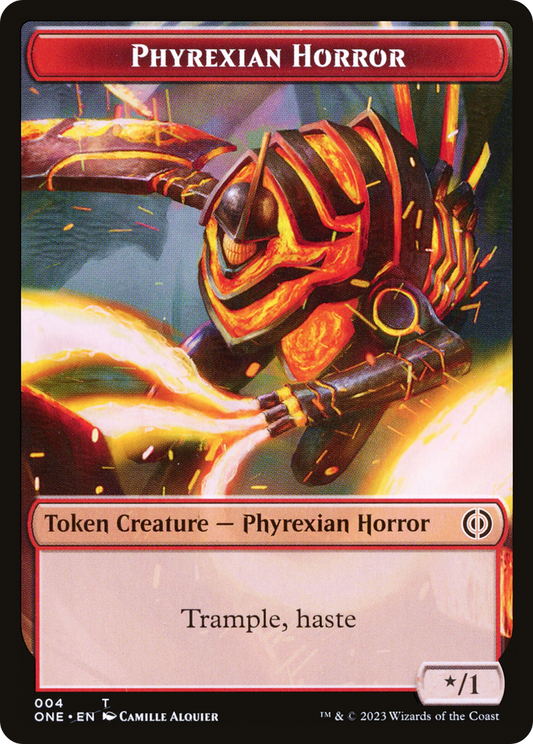 Phyrexian Horror (TONE-004) - Phyrexia: All Will Be One Tokens Foil