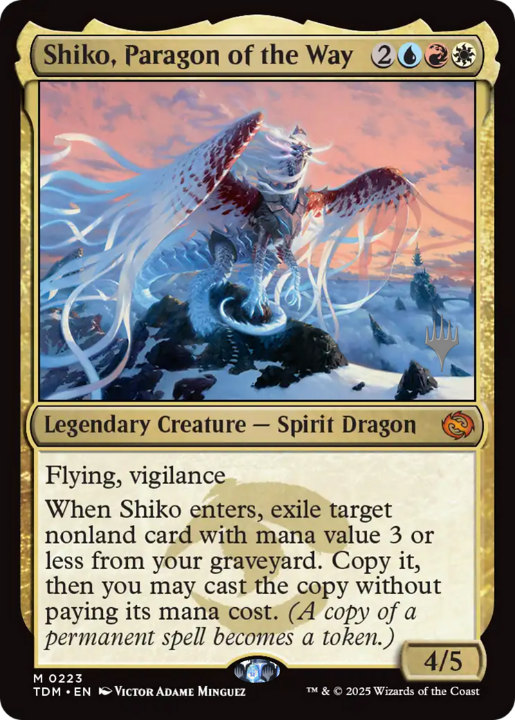 Shiko, Paragon of the Way [Tarkir: Dragonstorm Promos]