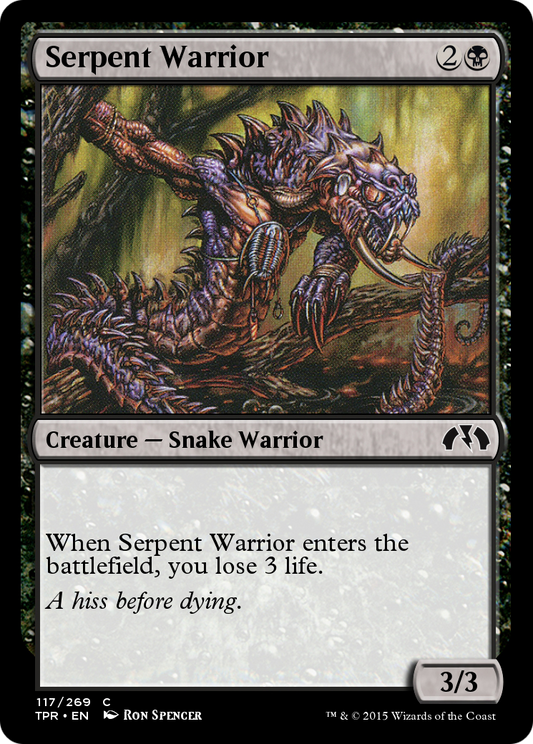 Serpent Warrior (TPR-117) - Tempest Remastered Foil