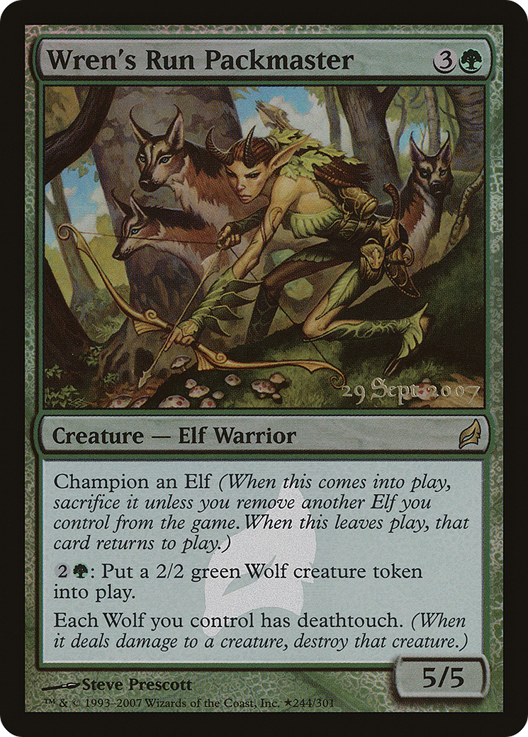 Wren's Run Packmaster (PRE-244) - Lorwyn Promos Foil
