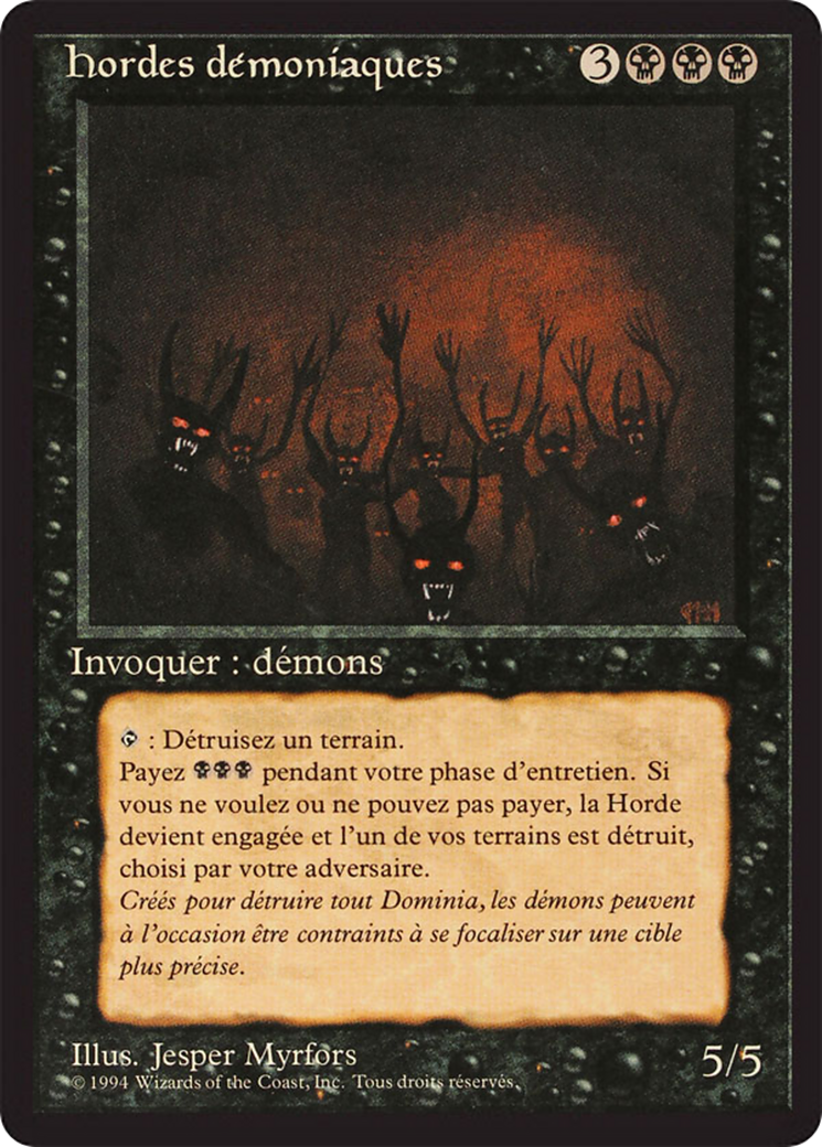 Demonic Hordes [Foreign Black Border]