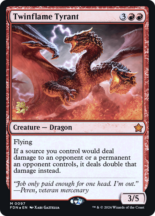 Twinflame Tyrant [Foundations Prerelease Promos]