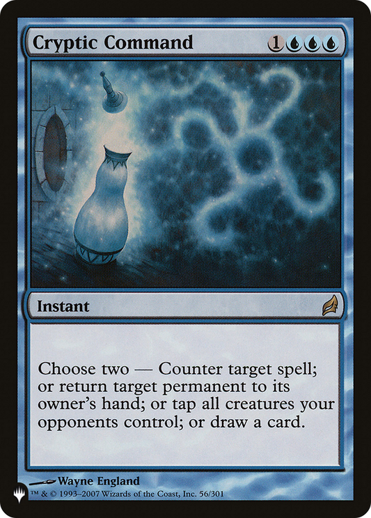 Cryptic Command (LRW) (LIST-56/301) - The List