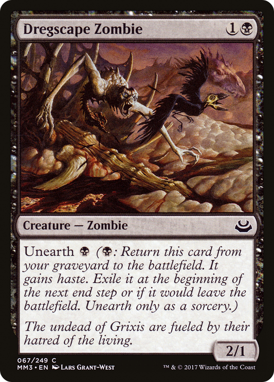 Dregscape Zombie (MM3-067) - Modern Masters 2017 Foil