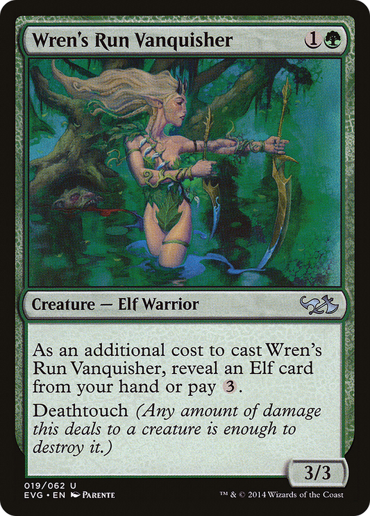 Wren's Run Vanquisher (DD3-019) - Duel Decks Anthology: Elves vs. Goblins Foil