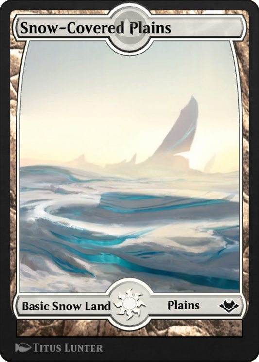 Snow-Covered Plains (PANA-257) - MTG Arena Promos: (Full Art)