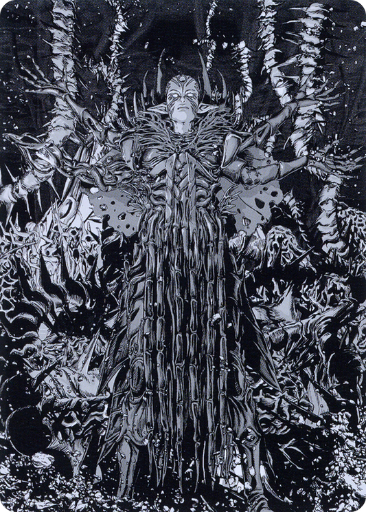 Nissa, Ascended Animist // Nissa, Ascended Animist (AONE-074) - Phyrexia: All Will Be One Art Series (Borderless)