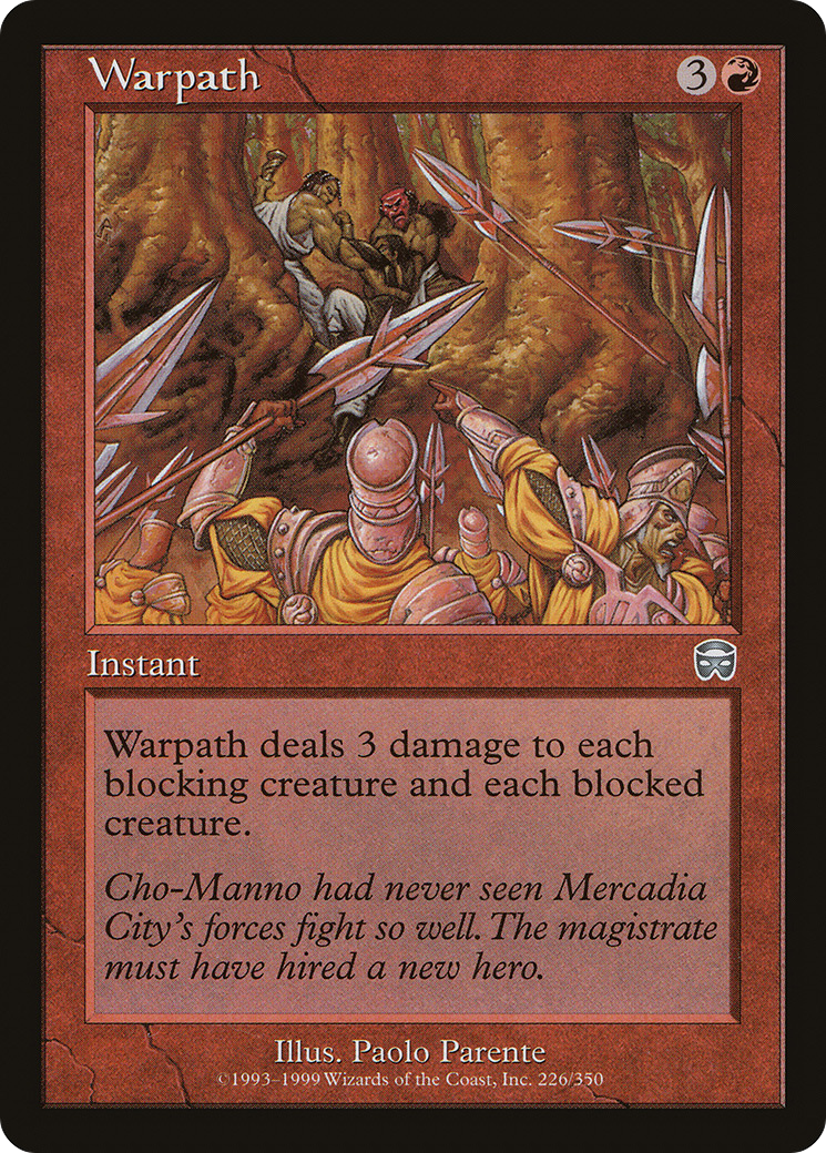 Warpath (MMQ-226) - Mercadian Masques Foil