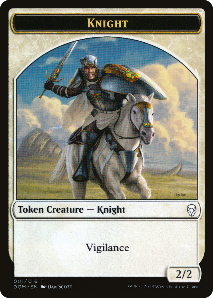 Knight Token (001/016) [Dominaria Tokens]