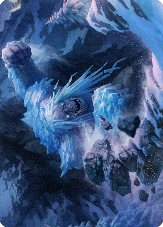 Icehide Troll // Icehide Troll (ASKHM-046) - Art Series: Kaldheim (Borderless)