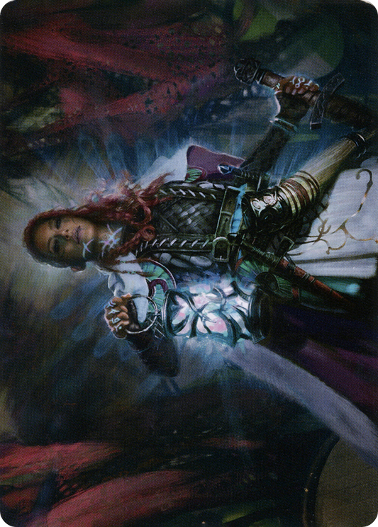 Tergrid, God of Fright // Tergrid, God of Fright (ASKHM-027) - Art Series: Kaldheim (Borderless) Foil