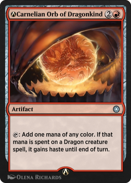 Carnelian Orb of Dragonkind (HBG-177) - Alchemy Horizons: Baldur's Gate