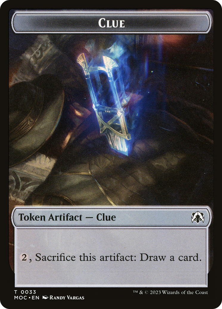 Clue (TMOC-033) - March of the Machine Commander Tokens