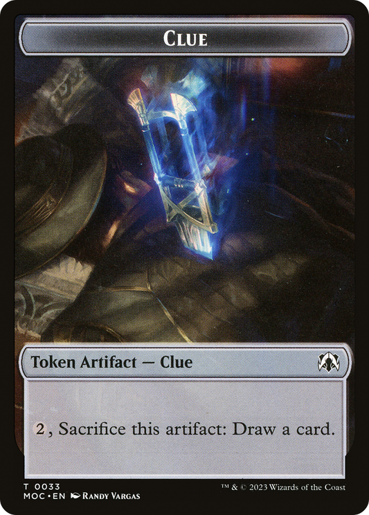 Clue (TMOC-033) - March of the Machine Commander Tokens