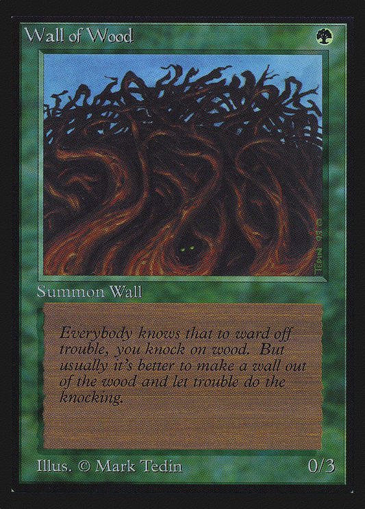 Wall of Wood (IE) (IED-) - Intl. Collectors' Edition