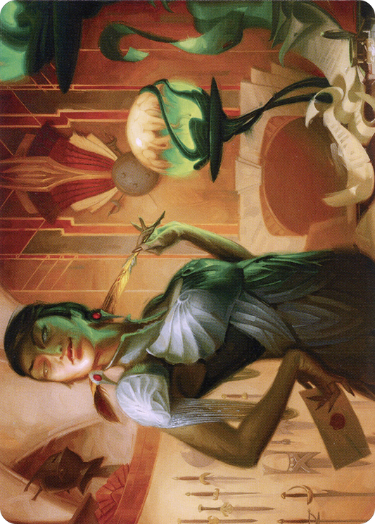 Mari, the Killing Quill // Mari, the Killing Quill (ASNC-057) - New Capenna Art Series (Borderless) Foil