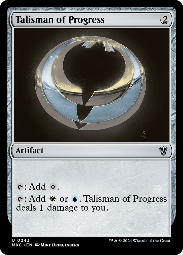 Talisman of Progress [Murders at Karlov Manor Commander]