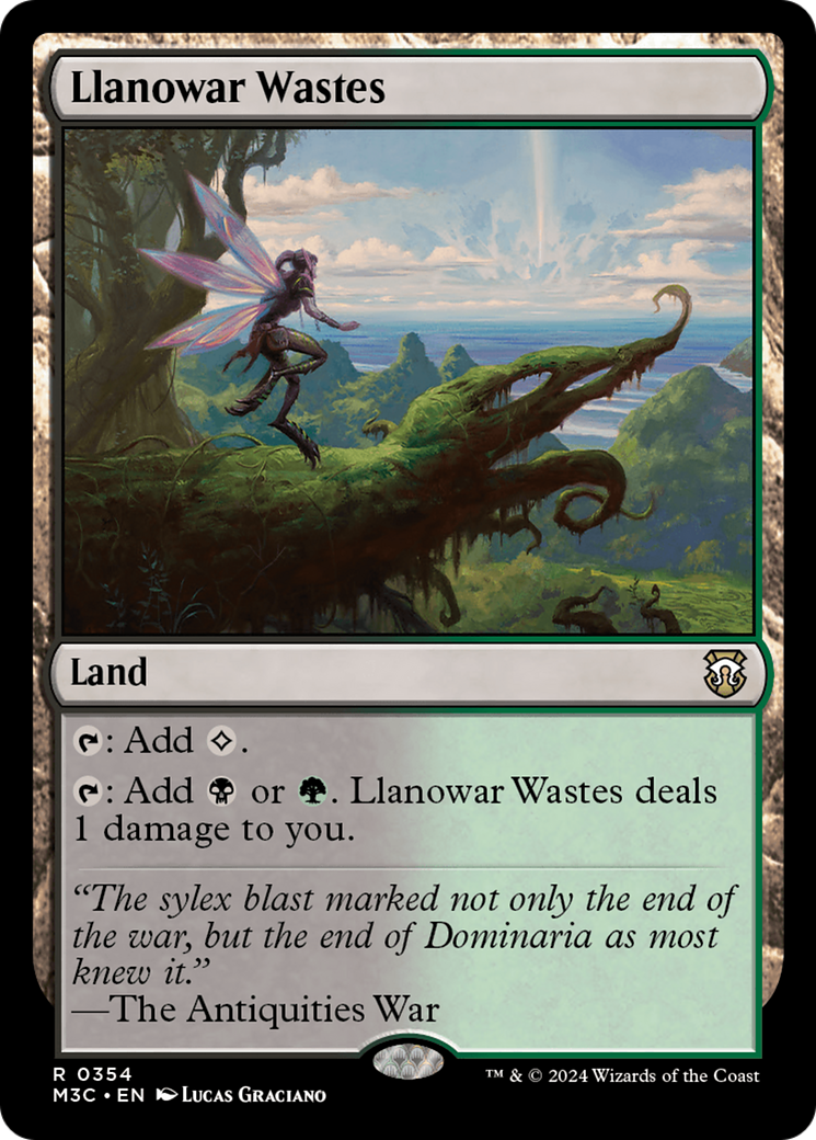 Llanowar Wastes (M3C-354) - Modern Horizons 3 Commander Foil