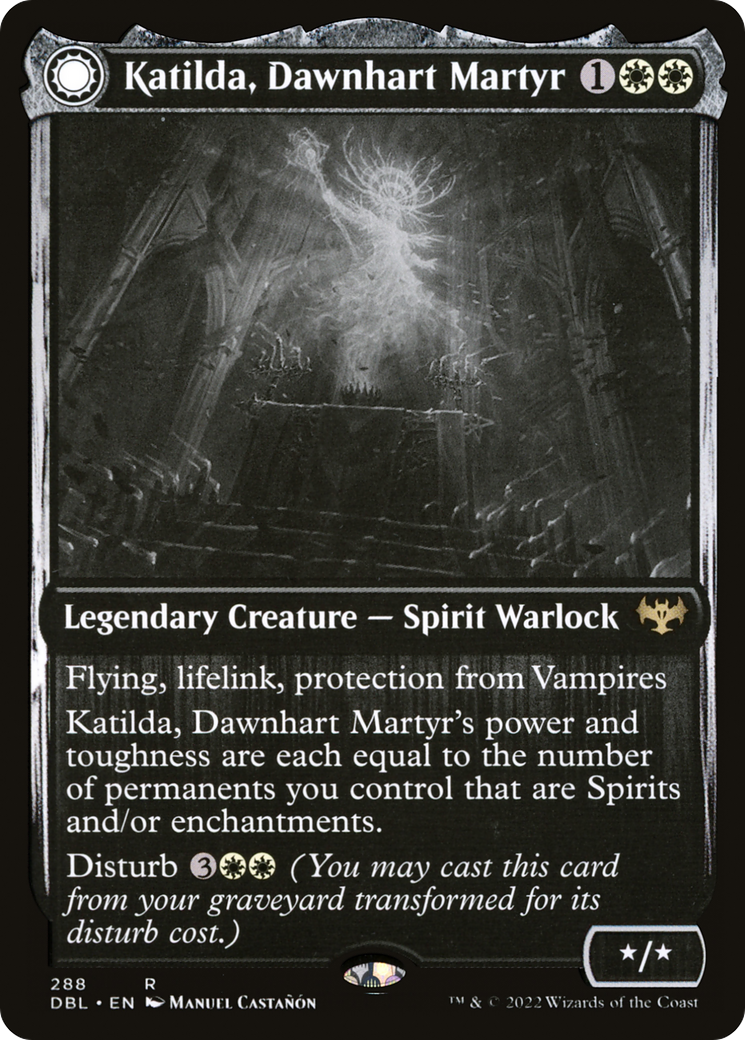 Katilda, Dawnhart Martyr // Katilda's Rising Dawn [Innistrad: Double Feature]