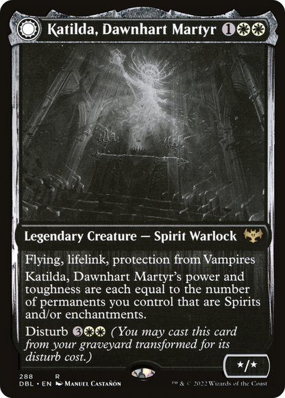 Katilda, Dawnhart Martyr // Katilda's Rising Dawn [Innistrad: Double Feature]