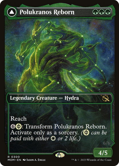 Polukranos Reborn // Polukranos, Engine of Ruin (Showcase Planar Booster Fun) [March of the Machine]