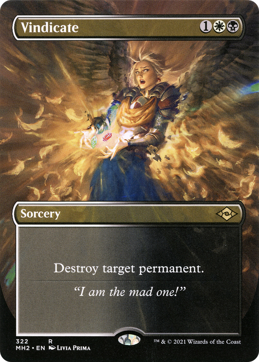 Vindicate (Borderless Alternate Art) [Modern Horizons 2]
