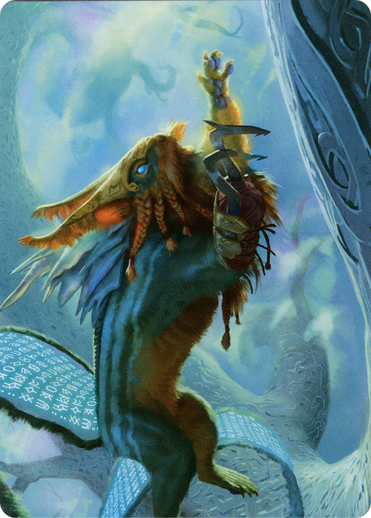 Toski, Bearer of Secrets // Toski, Bearer of Secrets (ASKHM-052) - Art Series: Kaldheim (Borderless) Foil