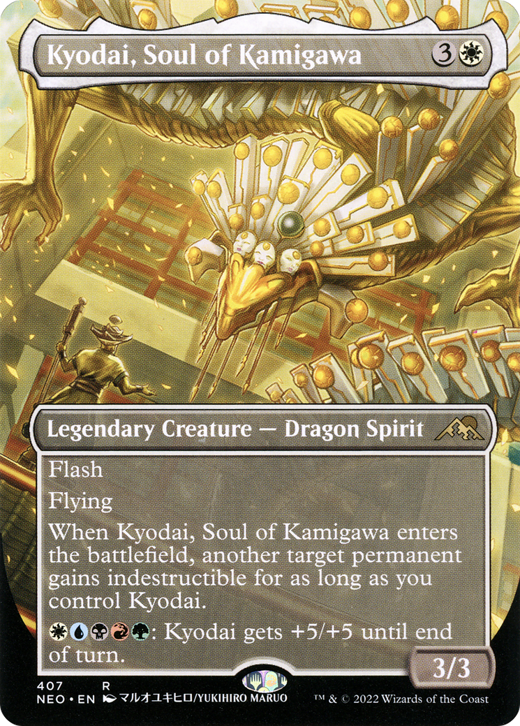 Kyodai, Soul of Kamigawa (Borderless) (NEO-407) - Kamigawa: Neon Dynasty (Borderless) Foil