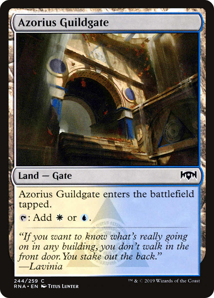 Azorius Guildgate (244/259) [Ravnica Allegiance]