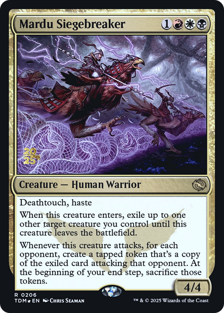 Mardu Siegebreaker [Tarkir: Dragonstorm Prerelease Promos]