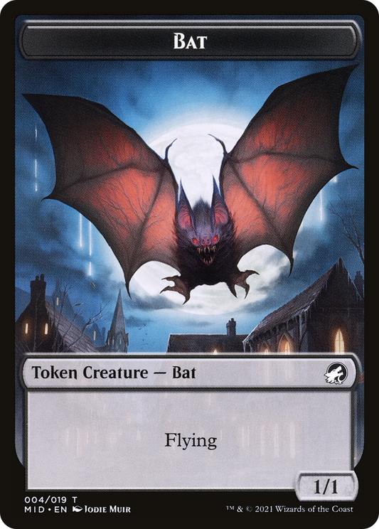 Bat (TMID-004) - Innistrad: Midnight Hunt Tokens