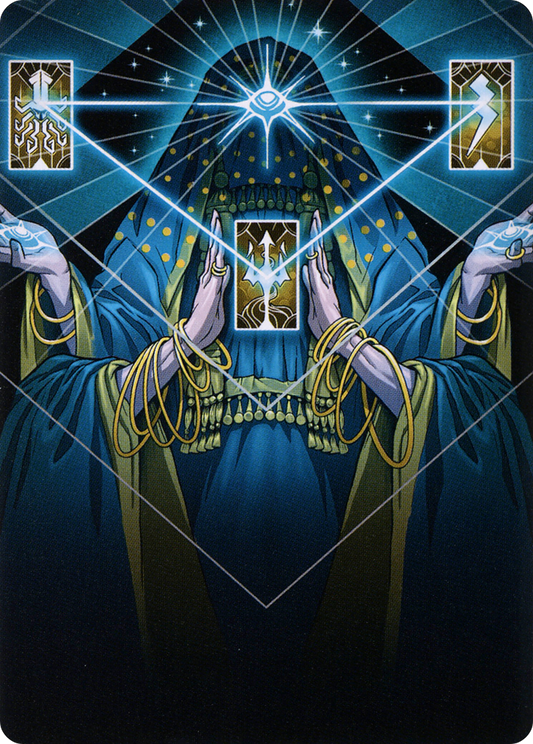 Strategic Planning // Strategic Planning (ASTX-068) - Strixhaven Art Series (Borderless) Foil
