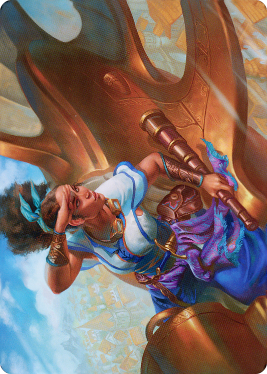 Talas Lookout // Talas Lookout (ADMU-017) - Dominaria United Art Series (Borderless)