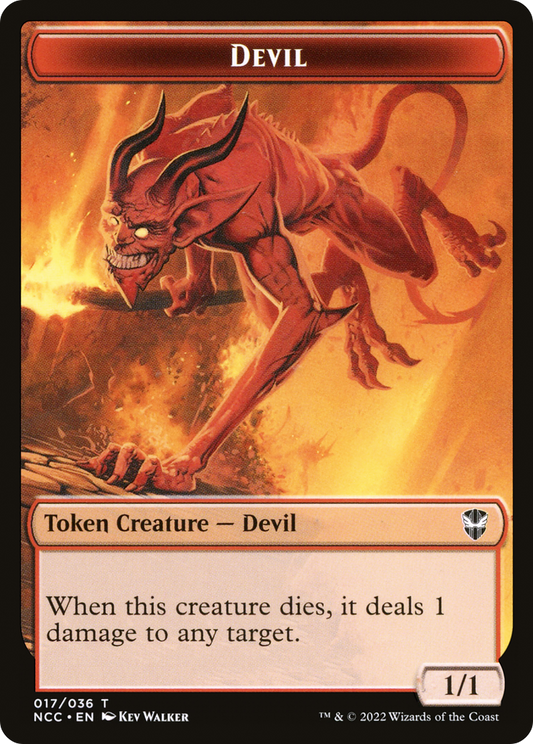 Devil (TNCC-017) - New Capenna Commander Tokens