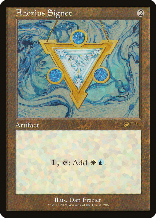 Azorius Signet (SLD-286) - Secret Lair Drop Etched Foil