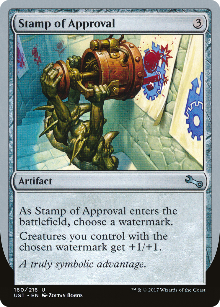 Stamp of Approval (UST-160) - Unstable