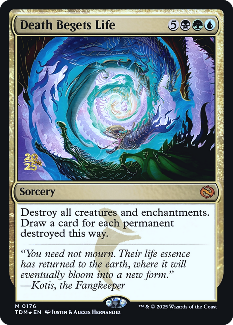 Death Begets Life [Tarkir: Dragonstorm Prerelease Promos]