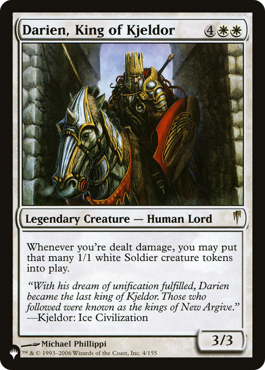 Darien, King of Kjeldor (LIST-4/155) - The List