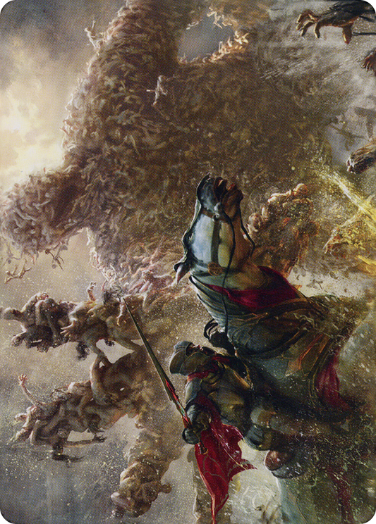 Writhing Necromass // Writhing Necromass (ADMU-027) - Dominaria United Art Series (Borderless)