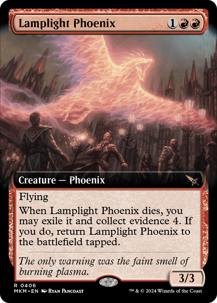 Lamplight Phoenix (Extended Art) [Murders at Karlov Manor]
