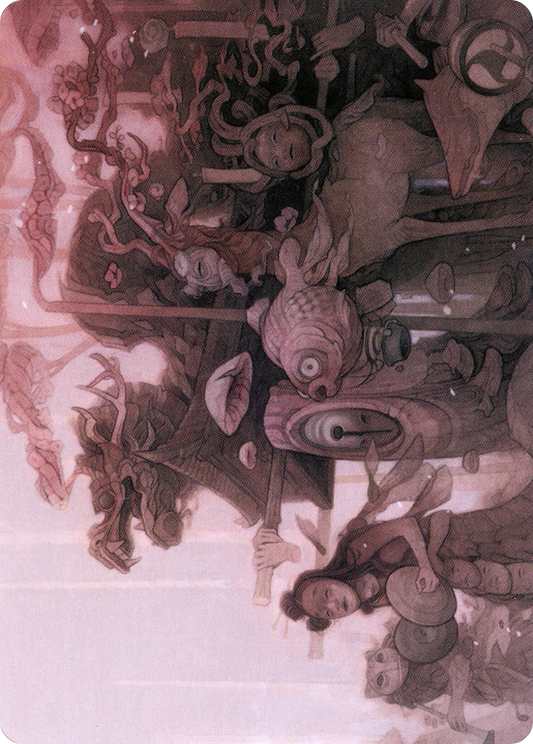 March of Burgeoning Life // March of Burgeoning Life (ANEO-029) - Neon Dynasty Art Series (Borderless)