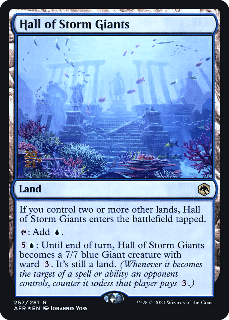 Hall of Storm Giants (PRE-257) - Adventures in the Forgotten Realms Promos Foil