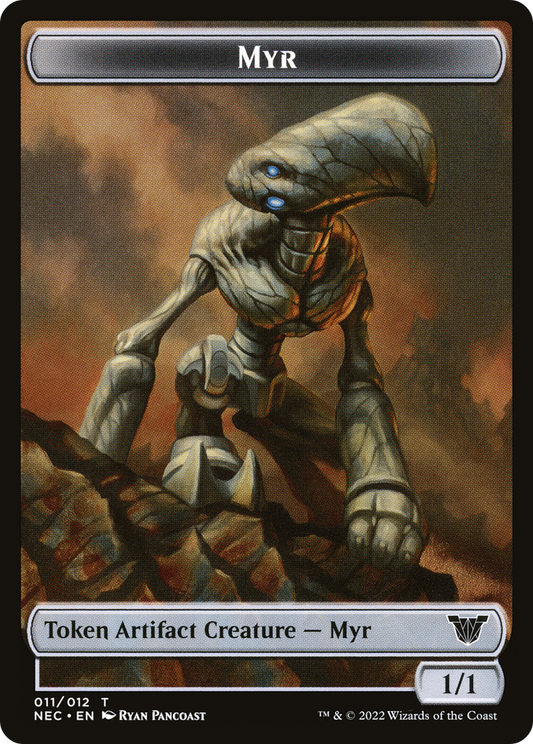 Myr (TNEC-011) - Neon Dynasty Commander Tokens Foil