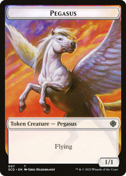 Pegasus (TSCD-007) - Starter Commander Deck Tokens Foil